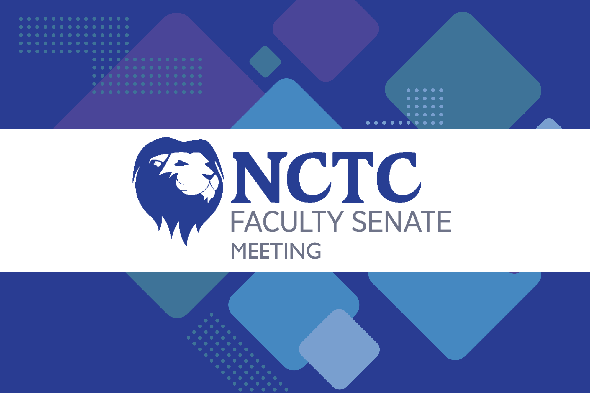 Faculty Senate Meeting Calendar Tile